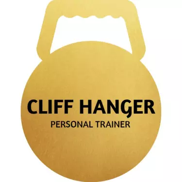 Bold Gold Fitness Kettlebell Personal Trainer Business Card Template
