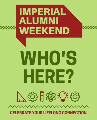 Bold Green Alumni Weekend Celebration Flyer Template