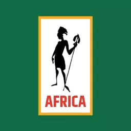 Bold Green and Yellow Silhouette Representing Africa Logo Template