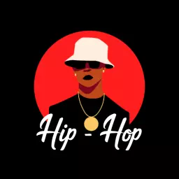 Bold Hip-Hop Avatar Design Featuring Vibrant Red Background Logo Template