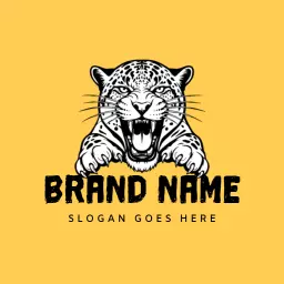 Bold Jaguar Design Showcasing Power and Strength Logo Template