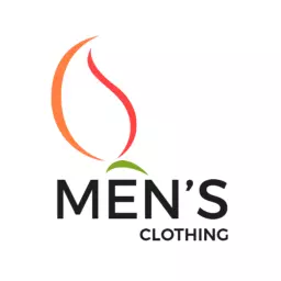 Bold Modern Flame Design for Men's Clothing Brand Logo Template