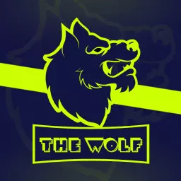 Bold Neon Green Wolf Head Design for Logo Creation Logo Template