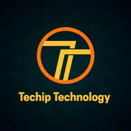Bold Orange and Yellow Tech Design Representing Innovation Logo Template