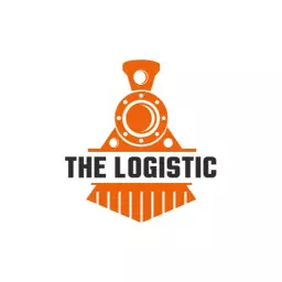 Bold Orange Train Graphic Highlighting Transportation Services Logo Template