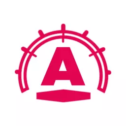 Bold Pink Letter A Design Showcasing Alphabet Creativity Logo Template