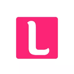 Bold Pink Letter 'L' Design Showcasing Alphabet Concept Logo Template