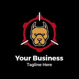 Bold Pitbull Design Highlighting Strength and Loyalty Logo Template