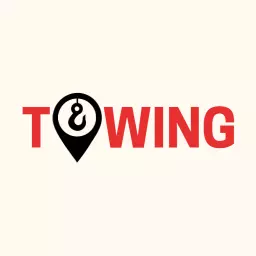 Bold Red and Black Design for Reliable Towing Services Logo Template