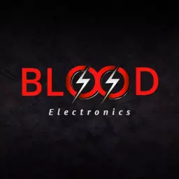 Bold Red and Black Design Highlighting Electronics Theme Logo Template