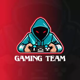 Bold Red and Black Esports Gaming Team Logo Template