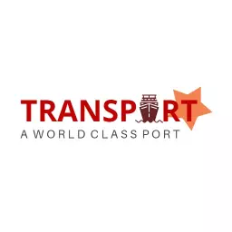 Bold Red Cargo Ship Logo Representing Transportation Services Logo Template
