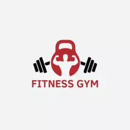 Bold Red Kettlebell Design for Dynamic Fitness Logo Template