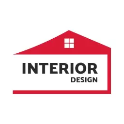 Bold Red Roof and Window Design for Architect Logo Template