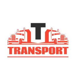 Bold Red Trucks Design Illustrating Efficient Transport Logo Template