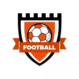 Bold Shield Design Featuring Football and Winning Spirit Logo Template