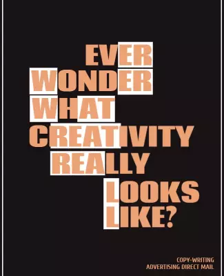 Bold Typography Creative Advertising Poster Template