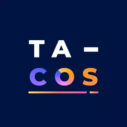 Bold Typography Featuring Colorful Tacos Culinary Logo Template