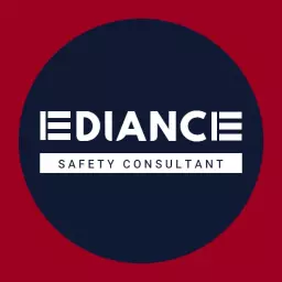 Bold Typography Showcasing Safety Consultant Branding Logo Template