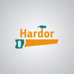 Bold Typography with Tools Illustrating Craftsmanship Logo Template