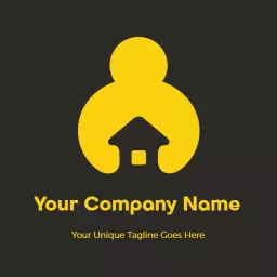 Bold Yellow and Black Design for Your Company Logo Template