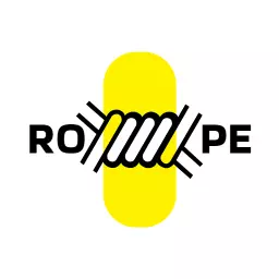 Bold Yellow and Black Rope Design Symbolizing Strength Logo Template