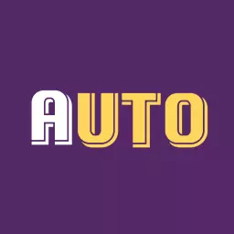 Bold Yellow and White Wordmark Displaying Auto Logo Template