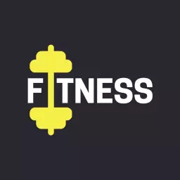 Bold Yellow Dumbbell Icon Emphasizing Fitness Goals Logo Template