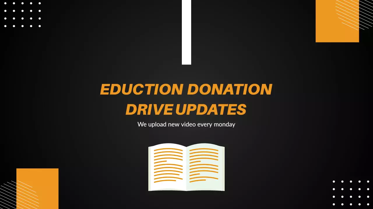 Bold Yellow Highlights on Black Background YouTube Banner Template