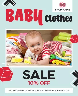 Botticelli Baby Flyers Template