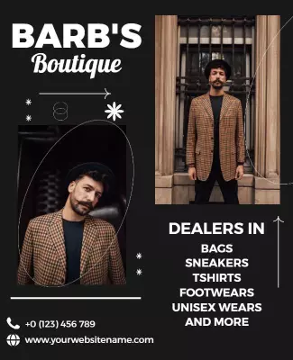 Boutique Fashion Products Promotion Flyer Template