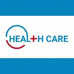 Bright Blue and Red Healthcare Symbol for Hospital Logo Template