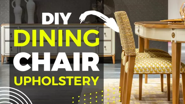 Bright Dining Chair Upholstery DIY YouTube Thumbnail Template