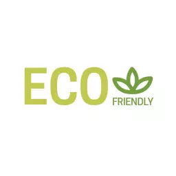 Bright Green and White Eco Friendly Sustainability Logo Template