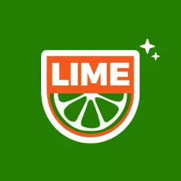 Bright Green Lime Slice Design for Fresh Beverage Logo Template