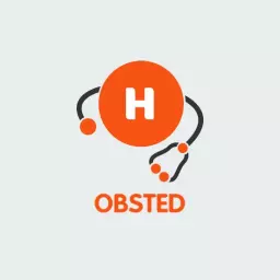 Bright Orange and White Hospital Logo with Medical Symbol Logo Template