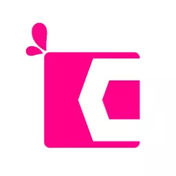Bright Pink Modern Alphabet Symbol for Creative Designs Logo Template