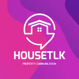 Bright Purple and Pink Property Communication Logo Template