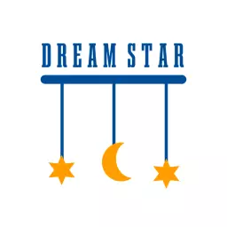 Bright Stars and Moon Design for Dreamy Concepts Logo Template