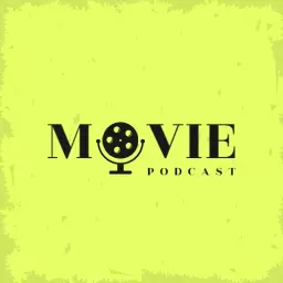 Bright Yellow and Black Movie Discussion Podcast Logo Template