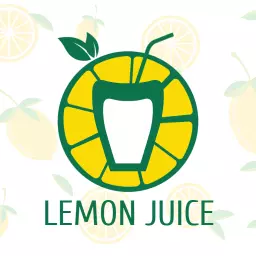 Bright Yellow Lemon Design Celebrating Refreshing Juice Logo Template