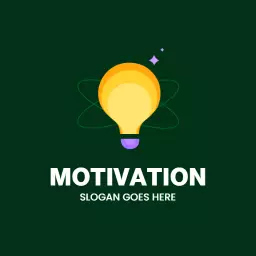 Bright Yellow Light Bulb Representing Motivation and Ideas Logo Template