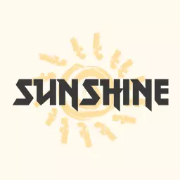 Bright Yellow Sunburst Design Emphasizing Sunshine Logo Template