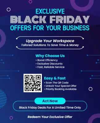 Business Black Friday Special Offers Flyer Template