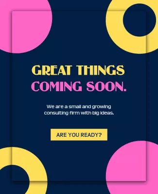 Business Launch Announcement Flyer Template
