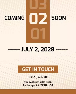 Business Launch Event Announcement Flyer Template