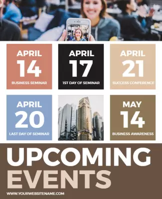 Business Seminar and Conference Event Flyer Template