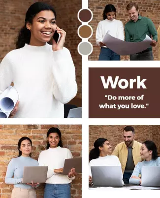 Business Teamwork Collaboration Flyer Template