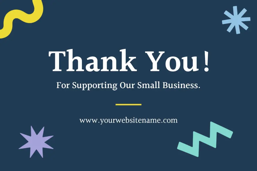 Business Thank You Appreciation Postcard Template