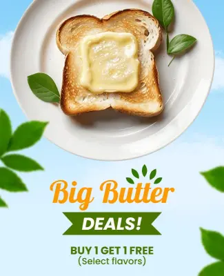 Butter Promotion Buy One Get One Free Flyer Template